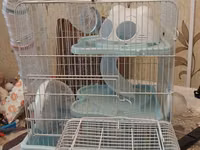 Hamster üçün iki qəfəs dəsti - Böyük modul qəfəs: çoxmərtəbəli — foto 1