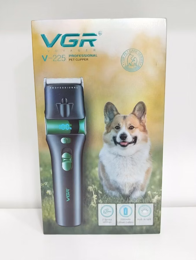 VGR 225 - İt pişik qırxan 2000mAh 2 speed 6500-7000RPM Cord/Cordless"