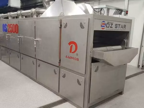 Печь обжарки os-2500 сушильный тоннель