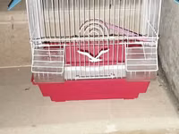 Quş qəfəsi – ev şəklində damlı model - Material: möhkəm metal — сүрөт 2