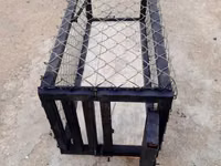 Metalkarkas canlı tələ/qəfəs - Material: qalın divarlı polad profil — photo 4