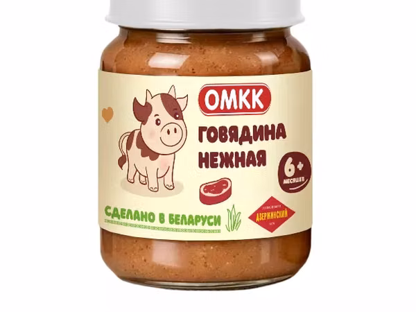 Говядина нежная (мясное пюре детское)90г