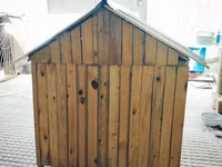 Taxta it evi / dam - Material: təbii taxta lövhələr, möhkəm karkas - — Foto 2