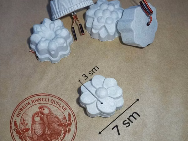 Məhsul: Quşlar üçün mineral daş (kalsium blokları) - Tərkib: təbii
