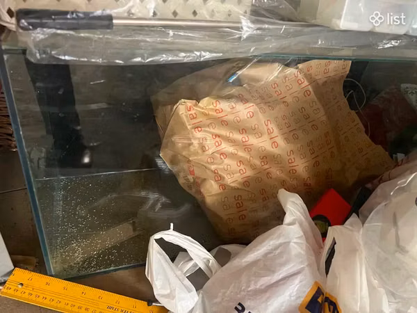 Ակվարիում 60x40x20 սմ
