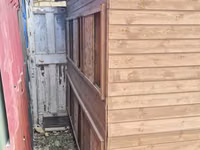 Taxta quşxana/klet sistemi - Material: tam taxta karkas, ön hissəsi — foto 2