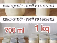 Məhsul: Kənd qatığı – təbii və ləzzətli - Ev üsulu ilə mayalanmış — foto 1