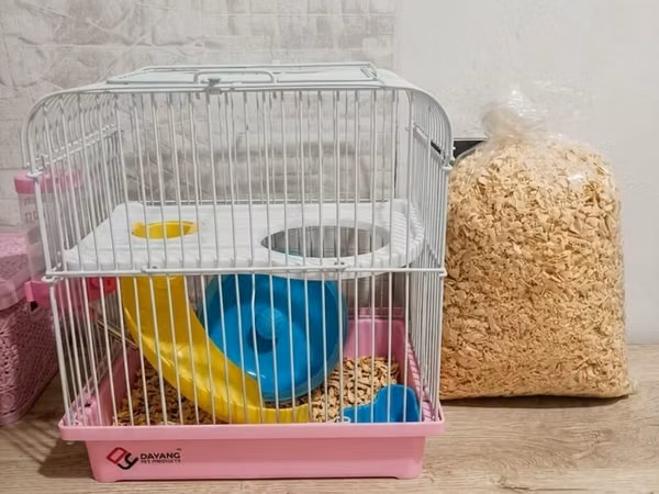 Hamster üçün qəfəs dəsti - Brend: Dayang Pet Products - Rəng: çəhrayı