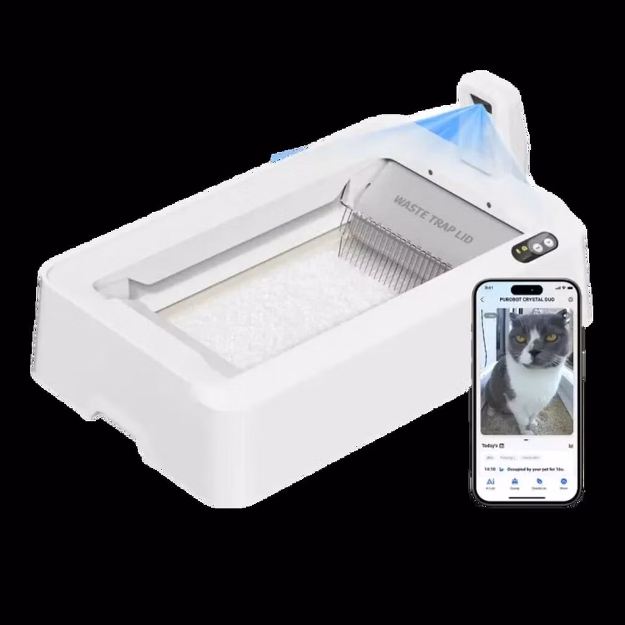 Petkit Purobot Crystal Duo With Camera (P9905) Dünyada AI kamera ilə