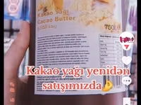 Dr. Gusto Kakao Yağı – 750 q - Tərkib: Saf kakao yağı (Cacao Butter) — 照片 2