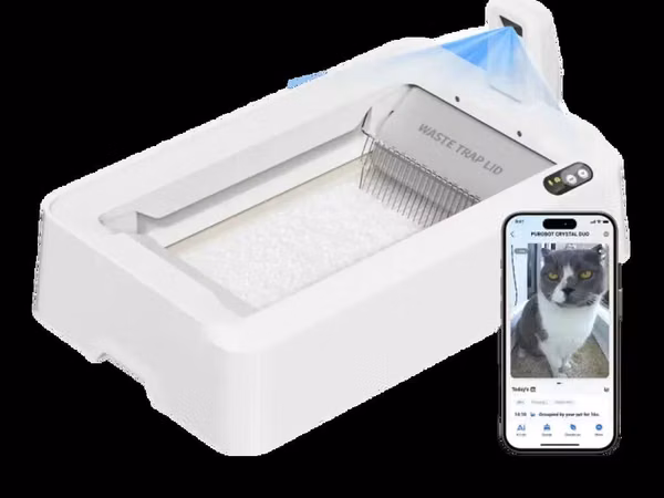 Petkit Purobot Crystal Duo With Camera (P9905) Dünyada AI kamera ilə