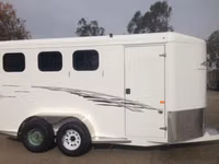 Trails West 2026 Manufacturing 3 Horse BP Trailer Horse Trailer — 1-сурет