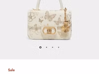 Aldo qadın çantaları – 2 model 1) Aldo satən clutch - Rəng: tünd — 写真 4