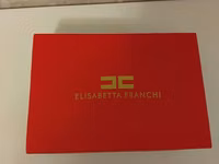 Elisabetta Franchi çiyin çantası - Rəng: dəniz mavisi - Material — Foto 1