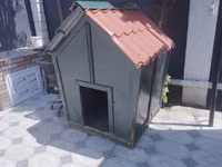 Metaldan it evi – iri və orta ölçülü itlər üçün - Material: dayanıqlı — Foto 4