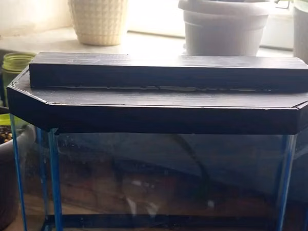 Heyvan aksesuarları seti - Akvarium: çoxbucaqlı formalı şüşə