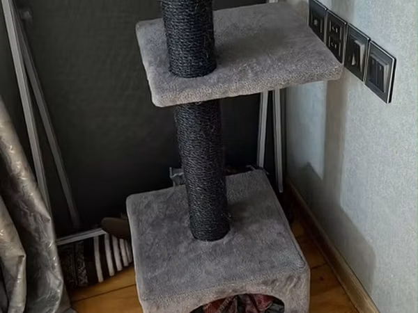 Pişik daraq/qalxma kompleksi – çoxfunksiyalı pişik ağacı - Material