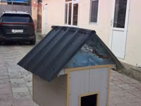 Məhsul: Açıq havada istifadə üçün pişik evi Təsvir: Qapalı pişik evi — Foto 2