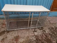 70azn uzunluq 1m× en40sm hundurluk 50sm aliminium profil temiz — foto 4