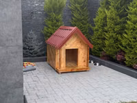Taxta it evi - Material: keyfiyyətli təbii ağac (taxta panellər) — Foto 2
