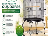 Tutuquşu qəfəsi (jako, ara, kakadu və s. tutuquşuları üçün qəfəs) — zdjęcie 1