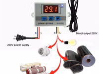 Термостаты на 220V, на 12V Термореле Терморегуляция Термометры электронные по 79 лей Выносной датчик — zdjęcie 2