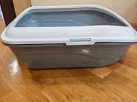 - 1 ədəd yastıqlı ev heyvanı yatağı - 1 ədəd ızgaralı plastik pişik — Foto 5