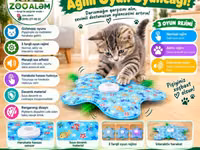 🐱 Pişiklər üçün Ağıllı, Avtomatik Oyun Oyuncağı 🐾 Pişiyinizin — Foto 1