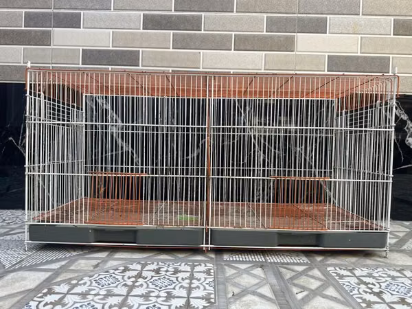 Quş qəfəsi – ikili bölməli,1 metrelik Az istifade olunub