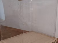 Akril (pleksiglas) quş qəfəsi və fider komplekti - Şəffaf akrildən — Foto 1