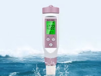 Tester apă 7 în 1: pH, TDS, EC, ORP, Salinitate, Temp., S.G. — foto 1
