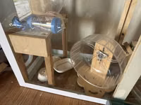 Çunqarık və Hamster üçün geniş akvarium tipli qəfəs və aksesuar — Foto 4