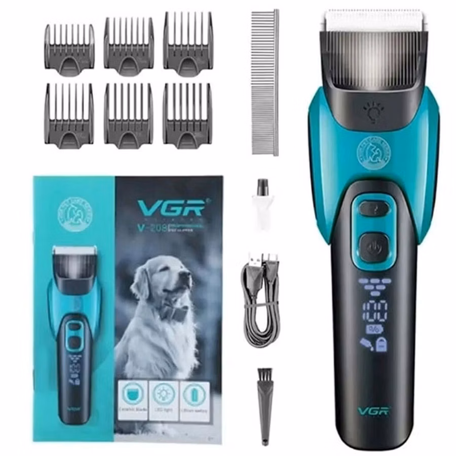 Heyvan qırxan VGR V-208 Professional Pet Clipper – ev heyvanları üçün