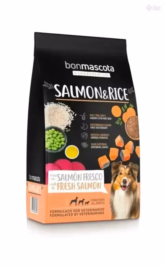 Bonmascota Salmon and Rice (Սաղմոն Բրինձ) 20կգ շան կեր Անվճար առաքում