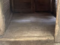 Taxta it evi - Material: tamamilə taxtadan yığma karkas, üstü dalğalı — الصورة 2