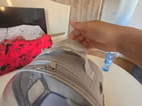 Şəffaf ön paneli olan heyvan daşıma çantası (ryukzak tipli) - Kiçik — Foto 5