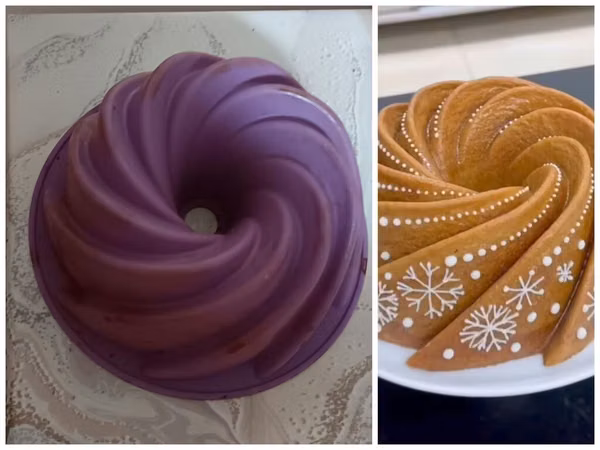 Silikon bundt/tort qəlibi – spiral dizayn - Material: yüksək