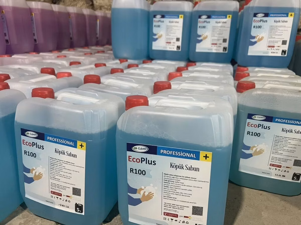 Məhsul: RR CLEAN EcoPlus R100 – Professional köpük sabun (5L bidon)