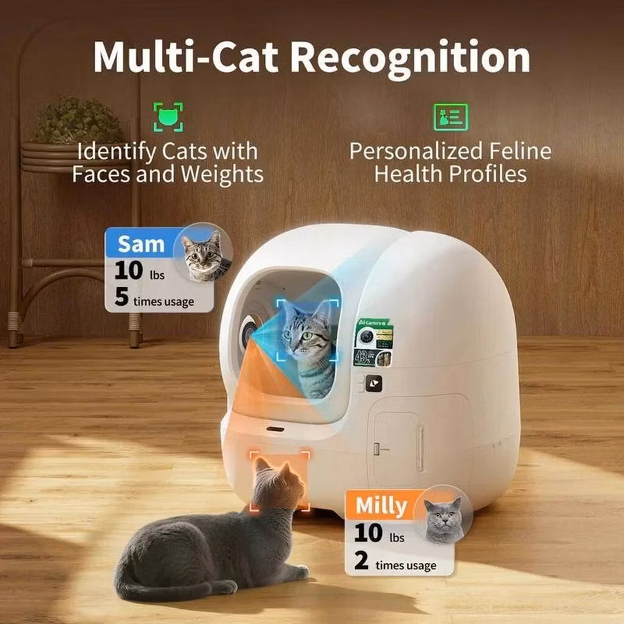 Petkit Purobot MAX Pro 2 (P9904) 76 litr tutum, 10 kq-dan kiçik